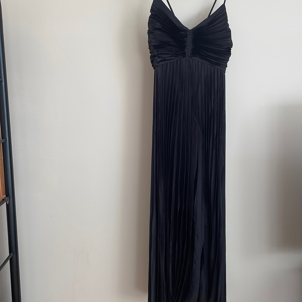 Banana republic pleaded dress.